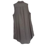 ONIA  Kaylee shirtdress gray sleeveless high low medium Photo 2