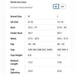 YACUN Women's High Waisted Bikini Swimsuit Strapless Bandeau Cheeky Black M NWT Size M Photo 9