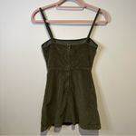 Reformation  green micah corduroy dress size 0 Photo 2