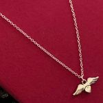 Boutique Sterling Silver Guardian Angel Wings Necklace 925 Jewelry Catholic Christian NEW Photo 9