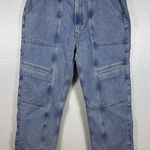 AGOLDE Light Blue Denim Cargo Pants Photo 0