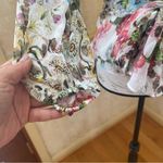 Marciano  by Guess Botanical Blouse Floral belted Long sleeves Summer Spring Sz 6 Photo 5