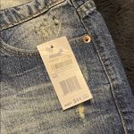 Tommy Hilfiger  Blue Jean Shorts with Distressed Hem Photo 3