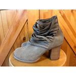 Torrid  Gray Suede Ankle Boots Woven Size 8.5 Photo 2