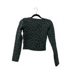 AQUA Womens Animal Print Jacquard Pullover Top Size Small Photo 2