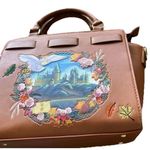 Vintage Harry Potter Wizarding World Brown Leather Purse Cross Body Shoulder Photo 2
