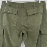 frame denim Frame Cargo Pants Green Washed Surplus Cropped Relaxed Utility Military Size 30 Photo 6