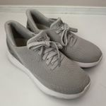 Kizik Athens Tie Shoes Sneakers Men 7.5 Women 9 Wide Gray Hands Photo 1