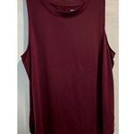 Tek Gear  maroon burgundy on-the-go-gear tank top - maroon burgundy - size Large Photo 2
