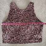 Athleta Conscious Crop Printed A-C Cup Longline Racerback Yoga Bra Tank Size XL Photo 8