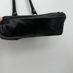 Tiganello Black Leather Shoulder Bag Classic Purse Photo 2