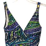 Ralph Lauren Lauren One Piece Bathing Suit Swimsuit Paisley Fully Lined Size 10 Photo 1