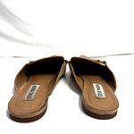 Steve Madden Steven Madden Favored Tan Chain Loafer Mules Flats Photo 3