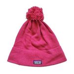 Patagonia  Beanie Women One Size Pink Pom Pom Unisex Winter Hat Wool Blend Ski Photo 0