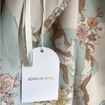 NWT Song of Style Ladies Willow Print Mini Slip Dress Size XXL Blue Photo 8