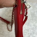 DKNY red Chain Handbag Saffiano Leather Excellent Condition shoulder bag Photo 9