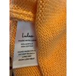Lulus Orange Knit Wrap Tie Shoulder Tank S boho Y2K fairy classic top shirt Photo 4