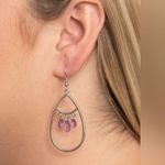 Paparazzi Shimmer Advisory Purple Earrings (23) Photo 0