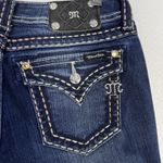 Miss Me NWOT  Bootcut Jeans 28 Bling Embroidered Low Rise Denim Saddle Stitched Photo 8