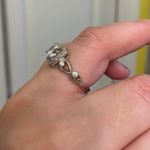 Sterling Silver Diamond Ring Photo 2