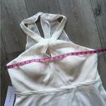 Azazie  AMDIS
NWT IVORY A-Line Pleated Chiffon Dress A18 Photo 8