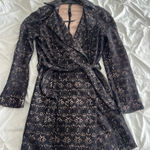 Walter Baker  Black and Cream Lace coat Photo 0