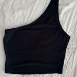 ZARA  One-Shoulder Top Black Photo 0