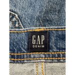 Gap Denim Womens Knee-Length Blue Jean Skirt Seamed Yoke Front Slit Size 6/28 Photo 3