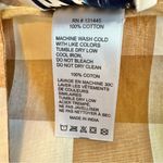 Anthropologie Whit Two Tan Gingham Check Tie Waist Romper Photo 6