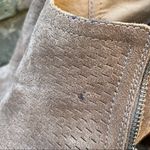 Lucky Brand suede leather perforated ankle booties 9.5 Photo 9
