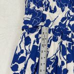 Hyacinth House Blue Floral‎ Print Maxi Dress Ruffle Sleeves V Neck Womens S Photo 4