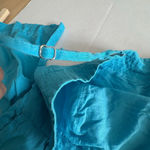 Women's J.Crew Linen Jumpsuit Size 4 g6369 Blue Photo 12