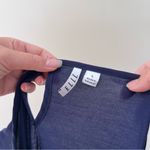 Elle  Blue Sleeveless Blouse Photo 4