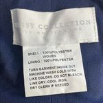 NWT Dessy Collection High Halter Neck Open Back Crepe Gown 16 Midnight Blue Photo 7