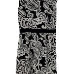Anthropologie Tabitha Black and White Floral Cotton Eyelet Sleeveless Dress Size 0 Photo 5