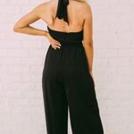 These Three Boutique Wide Leg Halter Neck Jumpsuit Photo 5