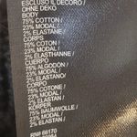 Pilcro Anthropologie  Cord Mini Animal Print Skirt Womens 8 Corduroy Gray Black Photo 4