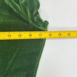 Reformation NWOT  Merel Velvet Midi Dress In Green Velvet Size M Photo 11