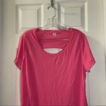 Anne Klein Sport Pink Scoop Neck Short Sleeve Tee 1X Photo 4