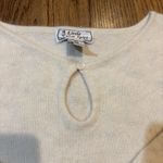 A Little Extra Spice Vintage Y2K Women's Sweater 2XL Off White Ramie Rabbit Hair Size 2X Photo 2