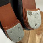 La Mendola Black Leather Tap Dancing Shoes Woman's Size 5 Lace Up‎ Heel Photo 9