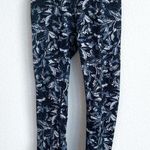 Lululemon  Wunder Under Floral Embellished Black Multi High Rise Crop Leggings  Photo 0