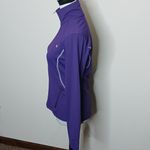 Champion purple athletic zip up sweater size small Photo 2