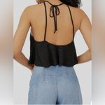 Free People  Long Weekend Black Top Photo 2