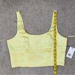 Jason Wu  Satin Crop Top Yellow M Photo 6