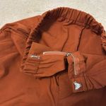 Amazon Rust Ruched Side Knee Cut Out Cargo Pants Photo 5