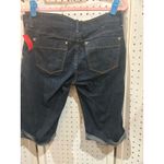 Banana Republic Classic Dark Wash Denim Capri Shorts Size 4 Cuffed Bermuda Photo 6