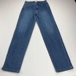Camila Coelho  Studded Mid Rise Straight Leg Medium Dark Wash Jeans Size 6 Photo 13