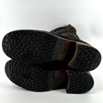 Moschino  Cheap and Chic Knee High Boots Suede Faux Fur Lined Heeled Brown 7 Photo 5