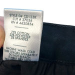 Just Black Just‎ Black Size M Tatiana A-Line Denim Mini Skirt Black Frayed Stitch Fix NWT Photo 7